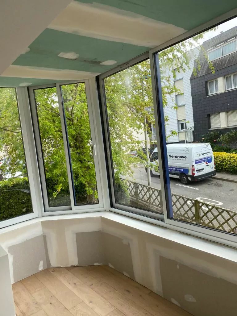 Vannes fenetre alu pose