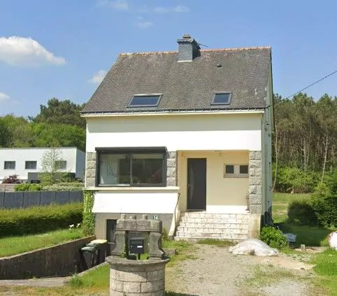 Maison avant chantier d'isolation extérieure