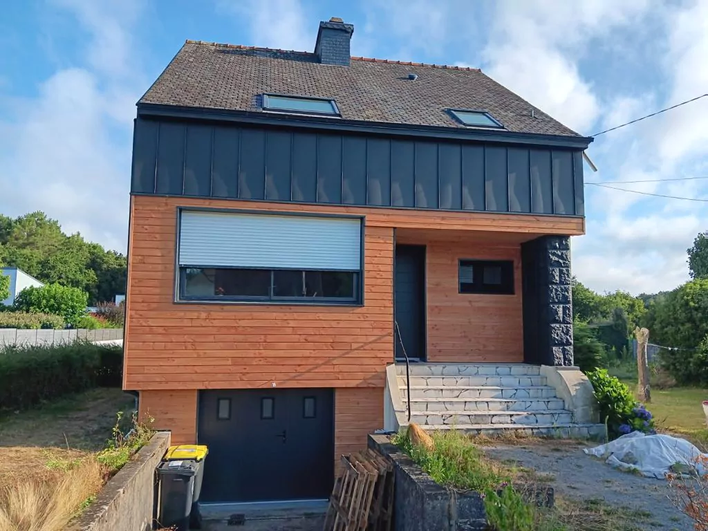 Travaux de rénovation énergétique grâce à l'isolation extérieure