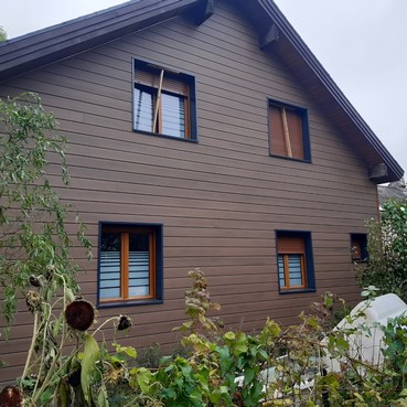 Pose d'un bardage isolant